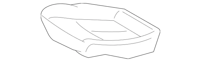 21992042467G44 - Body: Cushion Cover for Mercedes-Benz Image