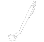 21269047257N72 - Body: Lower Quarter Trim for Mercedes-Benz Image