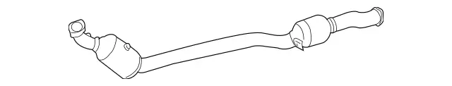 1714903019 - Exhaust: Front Pipe for Mercedes-Benz Image