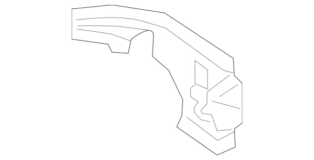 1771510600 - Chassis Sheet Metal/Air Intake: Screening Plate for Mercedes-Benz: C63 AMG, C63 AMG S, G550, G550 4x4, GLC63 AMG, GLC63 AMG S, GLE580, GLS580 Image image