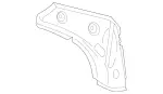 2096370222 - Body: Rear Pillar for Mercedes-Benz Image