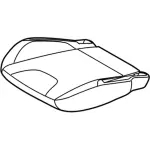 H1EZ5862901GA - : Cushion Cover for Ford: Focus Image