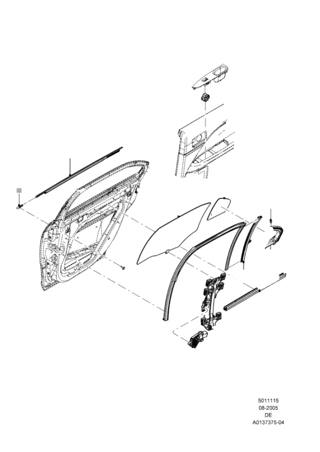 6L2Z14529AAA - Electrical: Window Switch for Ford Image