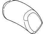 AL3Z15610A62AA - Body: Headrest Cover for Ford: F-150 Image