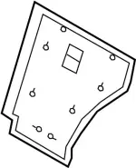886721CB1B - Body: Seat Back Panel for Infiniti Image