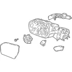 JL7Z17683AC - Body: Mirror Assembly for Lincoln: Navigator Image