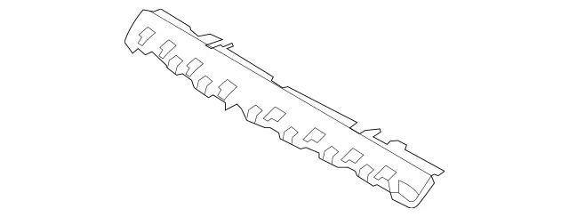 2388854201 - Attachment Parts: Basic Carrier, Bumper for Mercedes-Benz: E400, E450, E53 AMG Image image