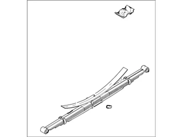 BC3Z5560J - Suspension: Leaf Spring for Ford: F-250 Super Duty, F-350 Super Duty Image