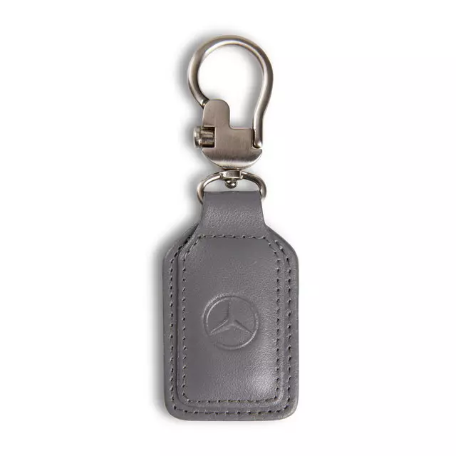 152067900 - : Mer Leather Key Fob Grey In Black Box for Mercedes-Benz Image