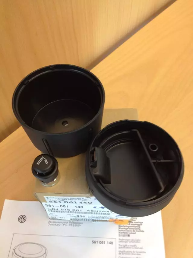 Ashtray Kit - Anthracite - Volkswagen (561-061-140)