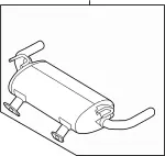 201006HH0A - : Muffler for Infiniti Image