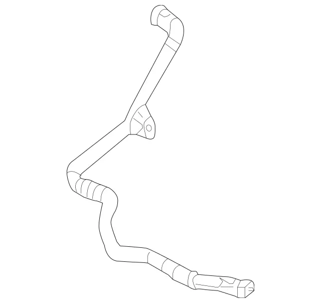 2138317600 - Heating and Ventilation: Air Duct for Mercedes-Benz: AMG GT 43, AMG GT 53, AMG GT 63, AMG GT 63 S, AMG GT 63 S E Performance, CLS450, CLS53 AMG, E300, E350, E400, E43 AMG, E450, E53 AMG, E63 AMG S Image image