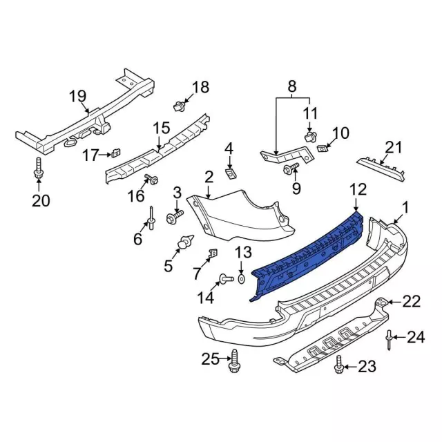 MB5Z17E855B - Body: Absorber for Ford: Explorer Image