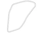 2217300878 - Rear Doors: Sealing Frame for Mercedes-Benz Image