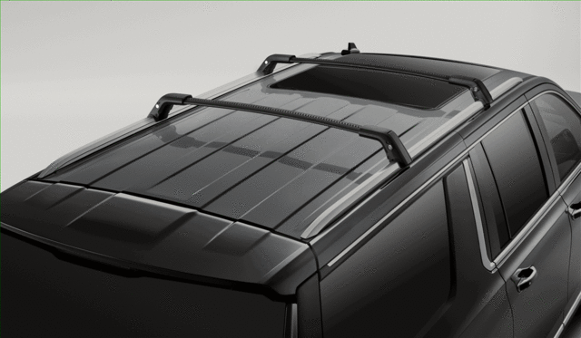 84923767 - : Roof Luggage Carrier Cross Rail Kit for Cadillac: Escalade, Escalade ESV | Chevrolet: Suburban, Tahoe | GMC: Yukon, Yukon XL Image