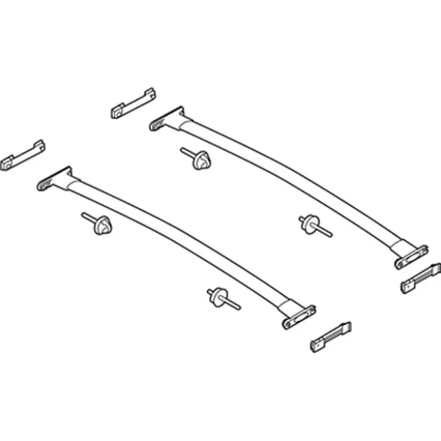 GB5Z7855100AA - Cargo Management: Roof Cross Bars - 2pc Kit for FORD Image
