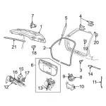 F6DZ7443329AC - Body: Rod for Ford: Taurus | Mercury: Sable Image