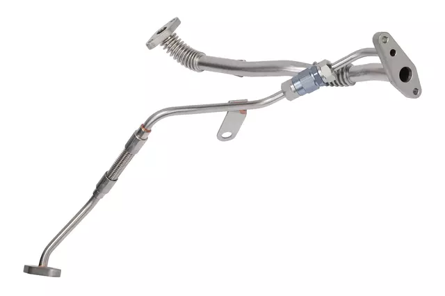 24001296 - Air and Fuel Delivery: Turbocharger Oil Feed Pipe for Cadillac: Escalade, Escalade ESV | Chevrolet: Silverado 1500, Silverado 1500 LTD, Suburban, Tahoe | GMC: Sierra 1500, Sierra 1500 Limited, Yukon, Yukon XL Image