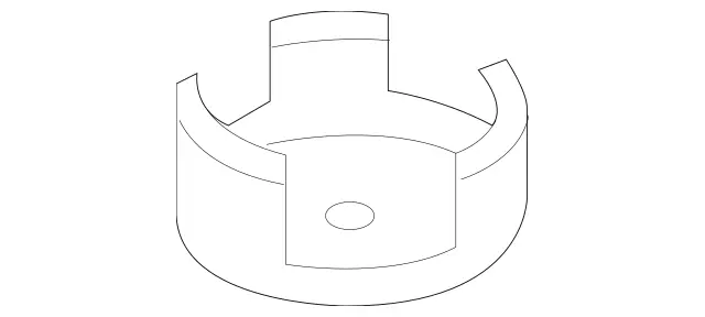 2103511942 - Rear Axle: Rubber Bushing for Mercedes-Benz: 180C, C230, C240, C280, C32 AMG, C320, C350, CLK320, CLK350, CLK500, CLK55 AMG, CLK550, SLC300, SLC43 AMG, SLK250, SLK280, SLK300, SLK350, SLK55 AMG Image image
