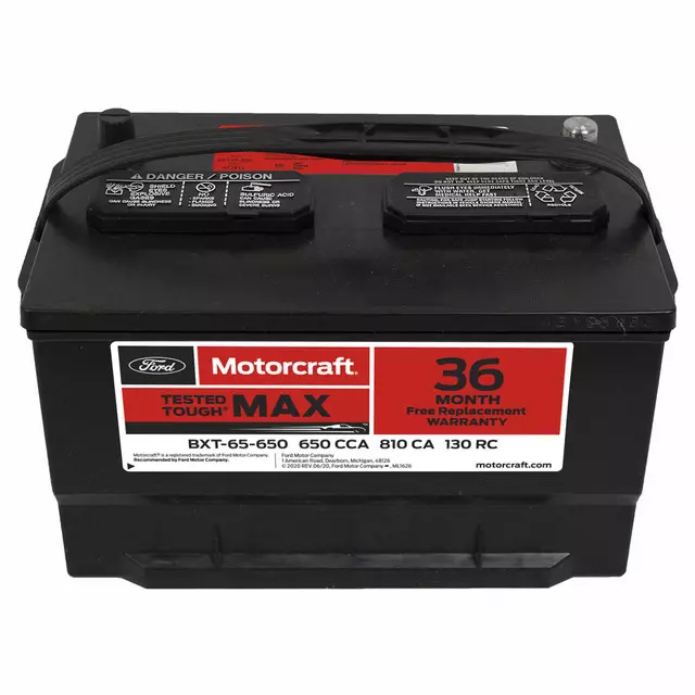 BXT65650 - Electrical: Motorcraftâ„¢ Battery for Ford Image