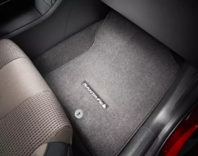 S2F14AU200NNSS - Interior: 2022 2023 Hyundai Santa Fe Cargo Front &amp; Rear Floor Mats for Hyundai: Santa Fe Image