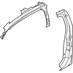 KB3Z2124300A - Body: Rear Pillar for Ford: Ranger Image