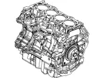 CJ5Z6009A - : Cylinder Assembly Short Block for Ford Image