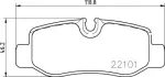 355021761 - : Disc Brake Pad Set for Hella Pagid Image