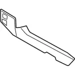 HC3Z2504608CF - : Side Trim for Ford Image