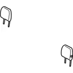 FU5Z78611A08AC - Body: Headrest, Outer for Ford: F-150, F-250 Super Duty, F-350 Super Duty, F-450 Super Duty, Ranger Image