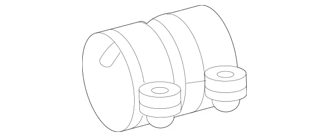 9952304 - Exhaust System: Pipe Clamp, Exhaust Sys for Mercedes-Benz: 300CD, GLE350, GLE450, GLE580, GLE63 AMG S, GLS450, GLS580, GLS63 AMG, Maybach GLS600 Image image