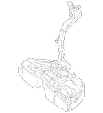 2124703902 - : Fuel Tank for Mercedes-Benz Image