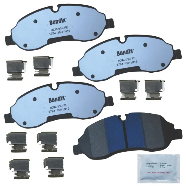 MKD1774FM - : BENDIX Fleet MetLok Brake Pad for BENDIX Image