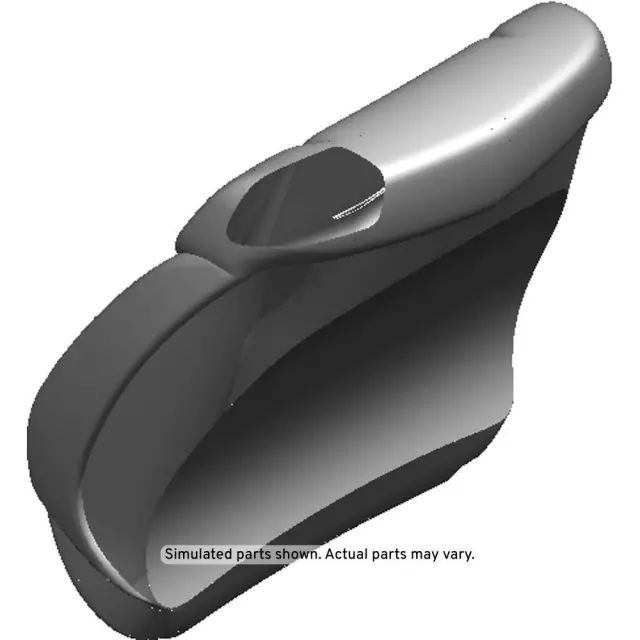 23372923 - : Jet Black Driver Seat Back Cover for Cadillac: ATS Image