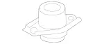 2512404117 - : Engine Mount for Mercedes-Benz Image