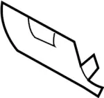 68542CR900 - Body: Lock Cylinder Escutcheon for INFINITI: M45 Image