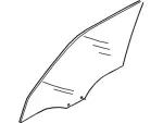 5L8Z7821411AA - Body: Door Glass for Ford: Escape | Mercury: Mariner Image