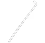 23869084012B12 - Body: Windshield Molding for Mercedes-Benz Image