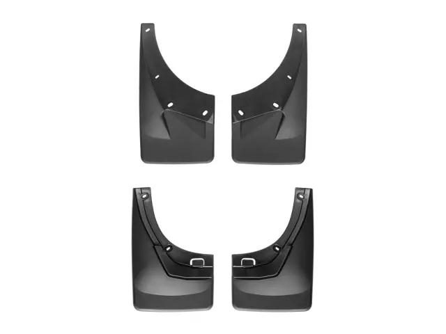 110013120014 - Accessories: Black MudFlap No-Drill DigitalFit® MudFlap Kit for WeatherTech Image