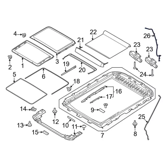 Tube Water Drain - Ford (FL3Z-16502C52-H)