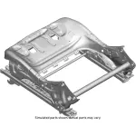 13511735 - : Front Passenger Side Seat Cushion Frame for GM Image