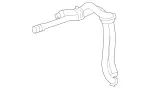 2055011591 - Radiator: Coolant Hose for Mercedes-Benz Image