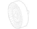 2712060019 - : Tensioner Pulley for Mercedes-Benz Image