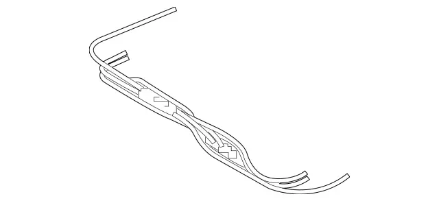 205780970064 - Body: Control Cable Tube for Mercedes-Benz Image