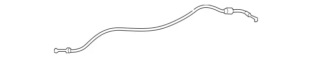 205880580964 - Attachment Parts: Hood Cable for Mercedes-Benz Image