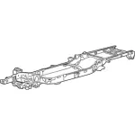 JL3Z5005F - Body: Frame Assembly for Ford: F-150 Image