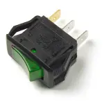 821903 - : Rocker Switches - Illuminated, 3 Blade, Green for Grote Lighting Image