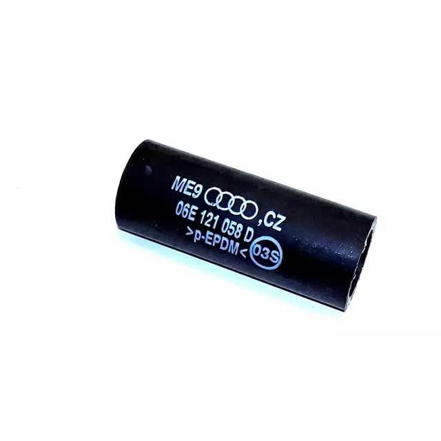 6E121058D - Cooling System: Connector Hose for Audi: A4, A4 Quattro, A5 Quattro, A6, A6 Quattro, A8 Quattro, Q5, Q7, S4, S5 Image