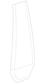 218690048764 - Covering and Lining: Trim Molding for Mercedes-Benz Image