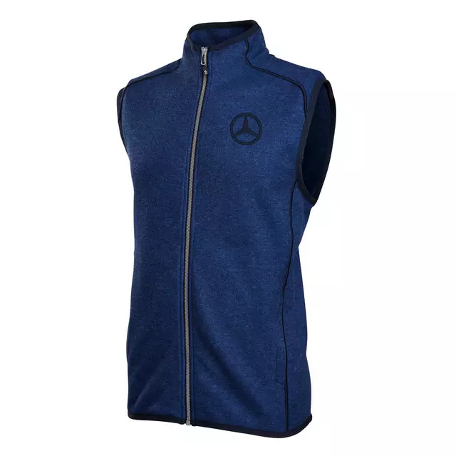 144521105 - : Mer Mens Cutter And Buck Mainsail Vest for Mercedes-Benz Image